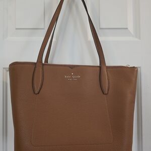 Kate Spade Brown Leather Tote Bag